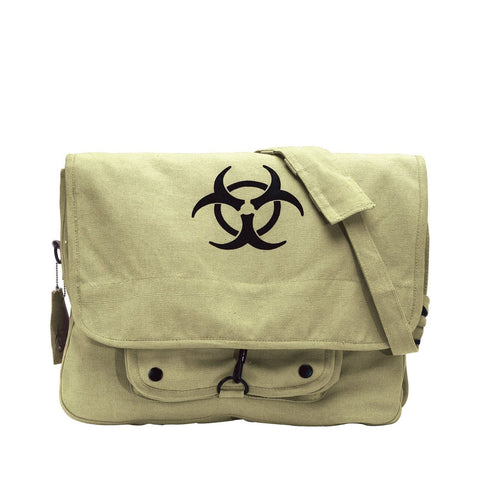 Rothco Vintage Canvas Paratrooper Bag w/Bio-Hazard Symbol