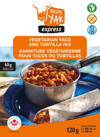 Happy Yak Vegetarian Taco Or Tortilla Mix