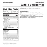 Augason Farms Freeze Dried Whole Blueberries #10 Can