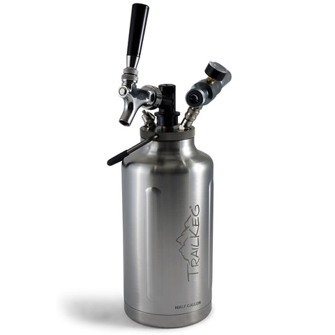 TrailKeg Half Gallon (64oz) Package - Stainless Steel