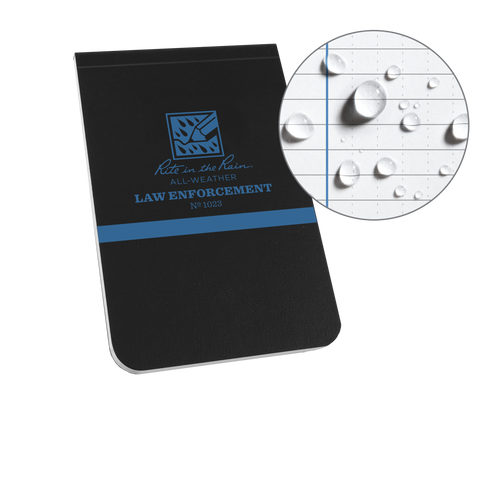 Rite In The Rain All-Weather Law Enforcement Notebook, 3.25in X 5in