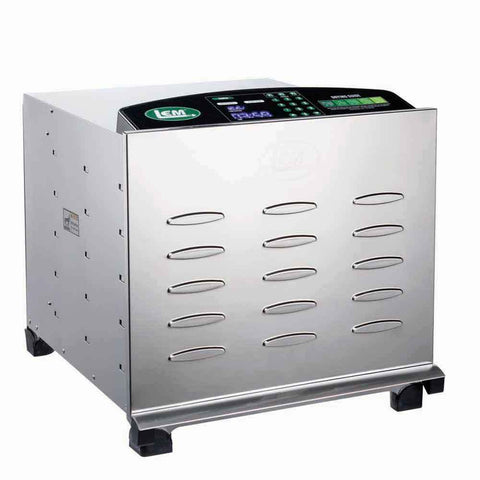 LEM Big Bite Stainless Steel Dehydrator With Stainless Steel Trays