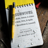 Rite In The Rain Weatherproof Top Spiral Notebook, 4in x 6in