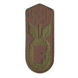 Rothco F-Bomb Patch with Hook Back - Coyote Brown