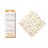 Abeego Reusable Beeswax Food Wraps - Square