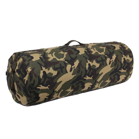 Rothco Canvas Duffel Bag with Side Zipper