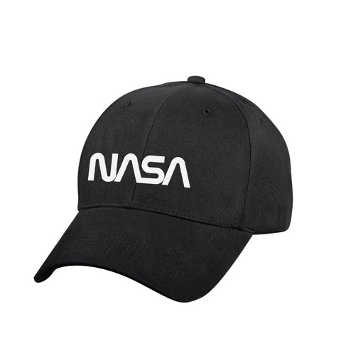 Rothco NASA Worm Logo Low Profile Cap - Black - One Size