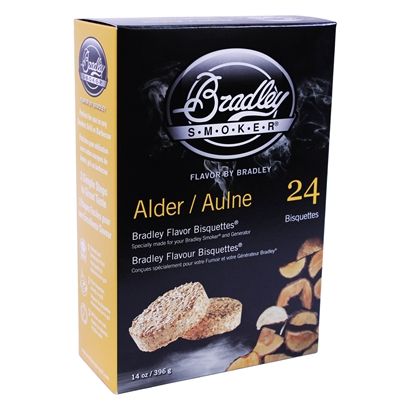 Bradley Smoker Alder Wood Bisquettes - 24 Pack