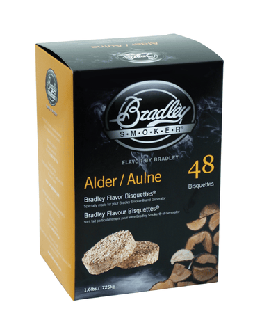 Bradley Smoker Alder Wood Bisquettes - 48 Pack
