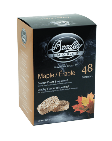 Bradley Smoker Maple Wood Bisquettes - 48 Pack