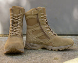 Rothco Forced Entry 8" Deployment Boots With Side Zipper - Tan