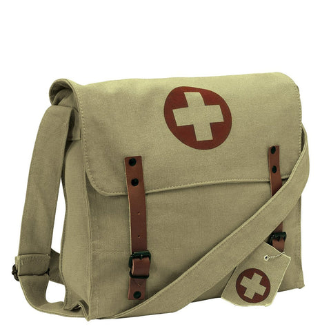 Rothco Vintage Medic Canvas Bag with Cross