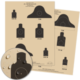 Rite In The Rain Weatherproof 25m Slow Fire Qualification Targets - 100 Pack