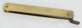 Gyokucho Blue Paper Steel HIGO Knife (120mm) Brass Handle