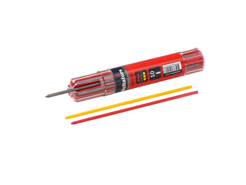 Hultafors Dry Marker Refills Graphite And Chalk (Red And Yellow)