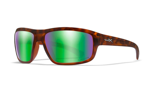 Wiley X Contend Sunglasses - Polarized Green Mirror Lens
