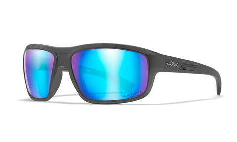 Wiley X Contend Sunglasses - Polarized Blue Mirror Lens