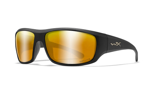 Wiley X Omega Sunglasses - Polarized Bronze Mirror Lens