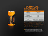Fenix ARB-L16 700UP USB Rechargeable Li-ion 16340 Battery