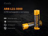 Fenix ARB-L21 5000 21700 Li-ion Rechargeable Battery