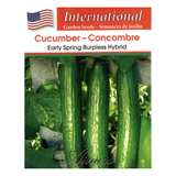 Aimers International Seeds - Cucumber - Early Spring Burpless Hybrid