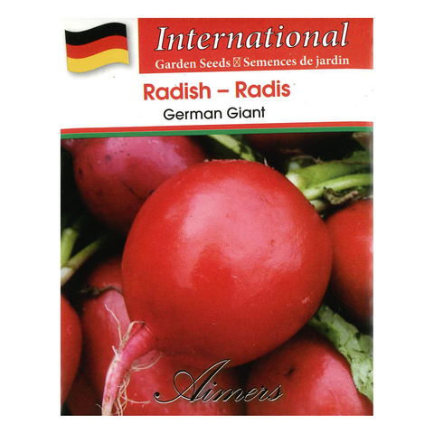Aimers International Seeds - Radish - German Giant