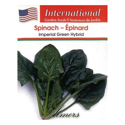Aimers International Seeds - Spinach - Imperial Green Hybrid