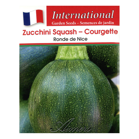 Aimers International Seeds - Zucchini - Ronde De Nice