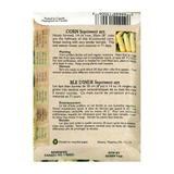 Aimers Organics Seeds - Corn - Supersweet 2171