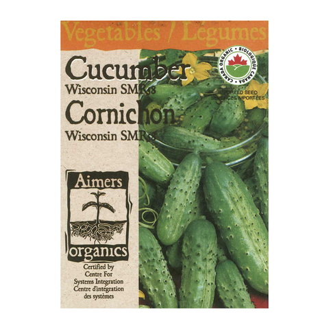 Aimers Organics Seeds - Cucumber - Wisconsin SMR 58