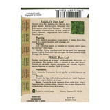 Aimers Organics Seeds - Herb - Parsley Plain Leaf