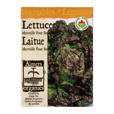 Aimers Organics Seeds - Lettuce - Marveille Four Seasons