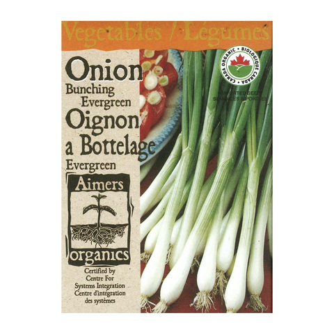 Aimers Organics Seeds - Onion - Bunching Evergreen