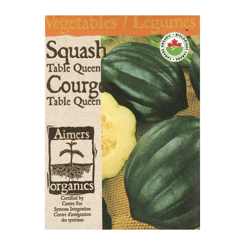 Aimers Organics Seeds - Squash - Table Queen