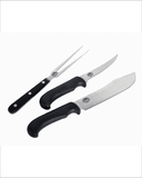 Bradley Smoking Tools, 5 pieces: butcher knife, boning knife, fork, sharpener and digital thermometer