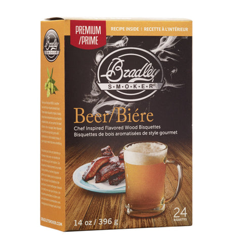 Bradley Smoker Premium Beer Flavour Wood Bisquettes - 24 Pack