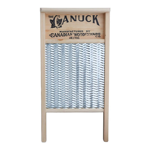 Canadian Woodenware Canuck Metal Washboard
