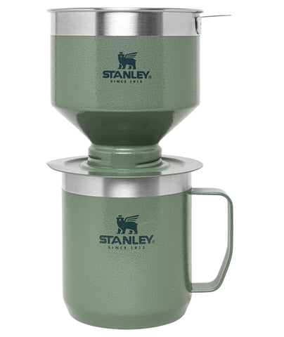 Stanley Easy Brew Pour Over Set. Pour Over + 12oz Camp Mug - Hammertone Green