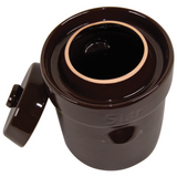 Roots & Harvest Traditional Style Water-Seal Fermentation Crock Set with Lid & Weights