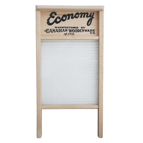 Canadian Woodenware Economy Glass Washboard