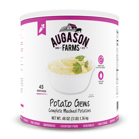 Augason Farms Potato Gems Mashed Potatoes #10 Can