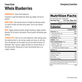 Emergency Essentials Freeze-Dried Whole Blueberries Large Can