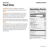 Emergency Essentials Freeze Dried Peach Slices - Large Can