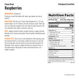 Emergency Essentials Freeze-Dried Raspberries Large Can