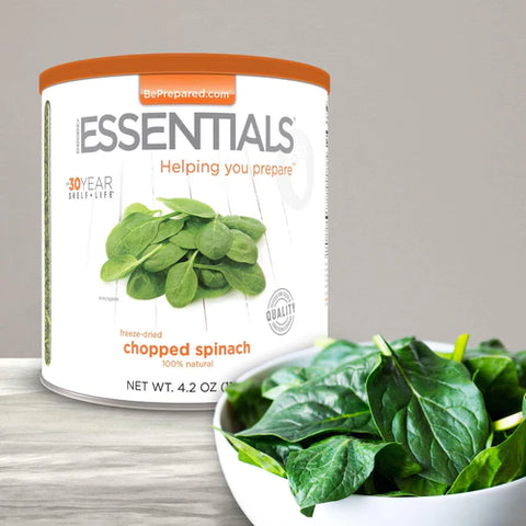 Emergency Essentials Freeze-Dried Chopped Spinach Large Can