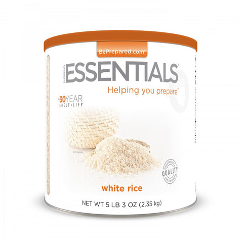 Emergency Essentials White Rice Large Can