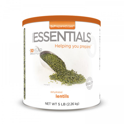 Emergency Essentials Lentils Large Can