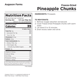 Augason Farms Freeze Dried Pineapple Chunks #10 Can