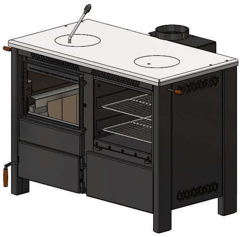 420 heco Wood & Coal Cook Stove at Obadiah's Woodstoves.