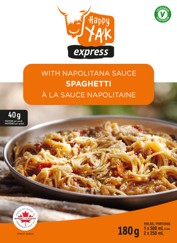 Happy Yak Spaghetti With Neapolitan Sauce